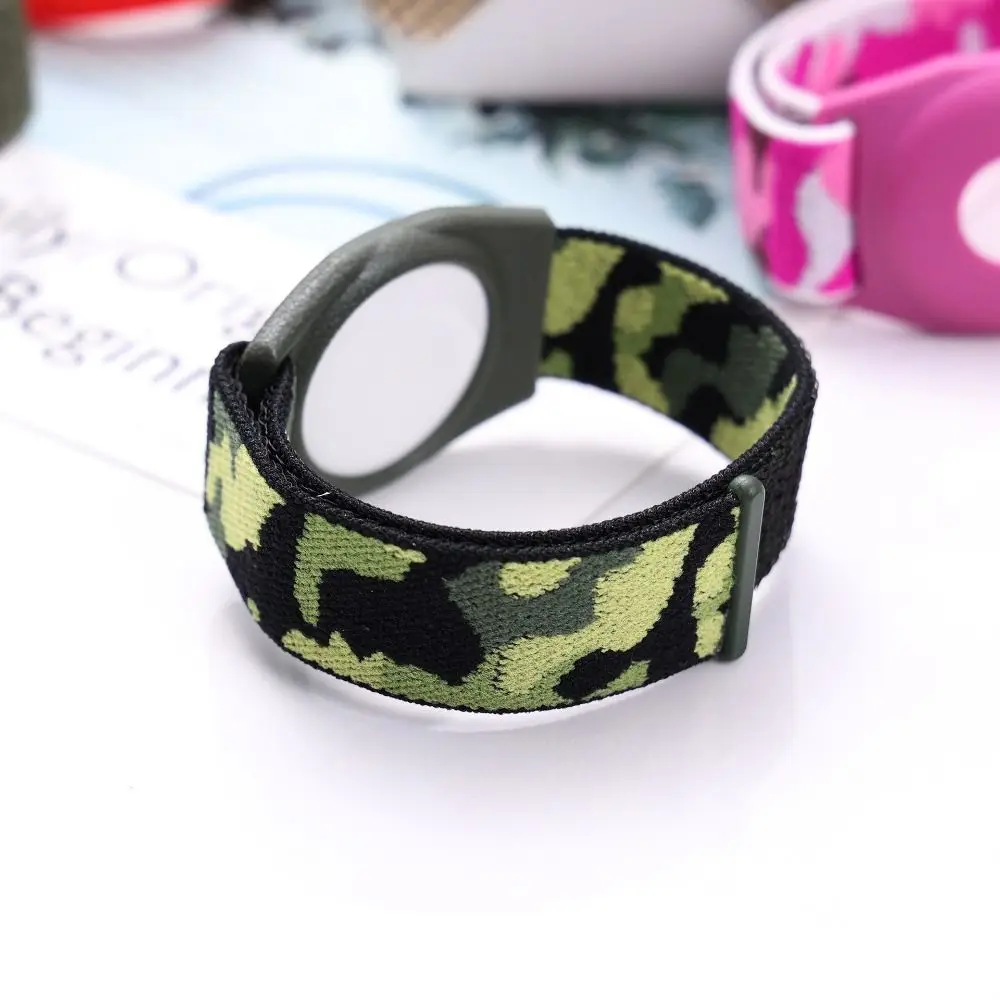 Replacement Nylon Kids Wristband Anti-Scratch Adjustable Wrist Strap Bracelet Anti-Lost for Apple AirTag