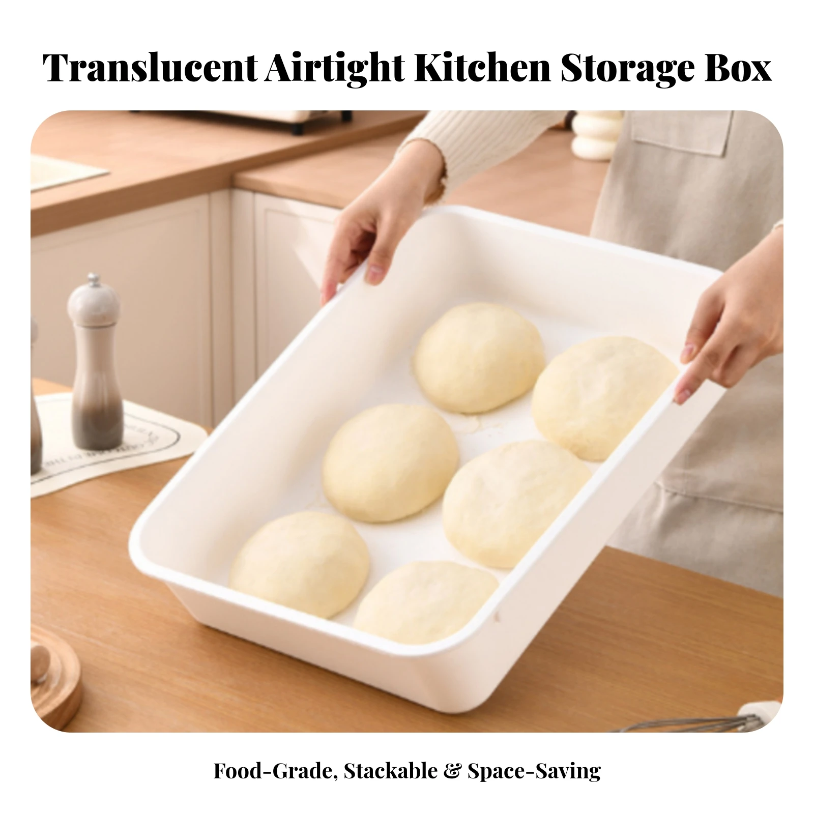 Food Storage Yeast - Food Storage Box with Fitted Lid