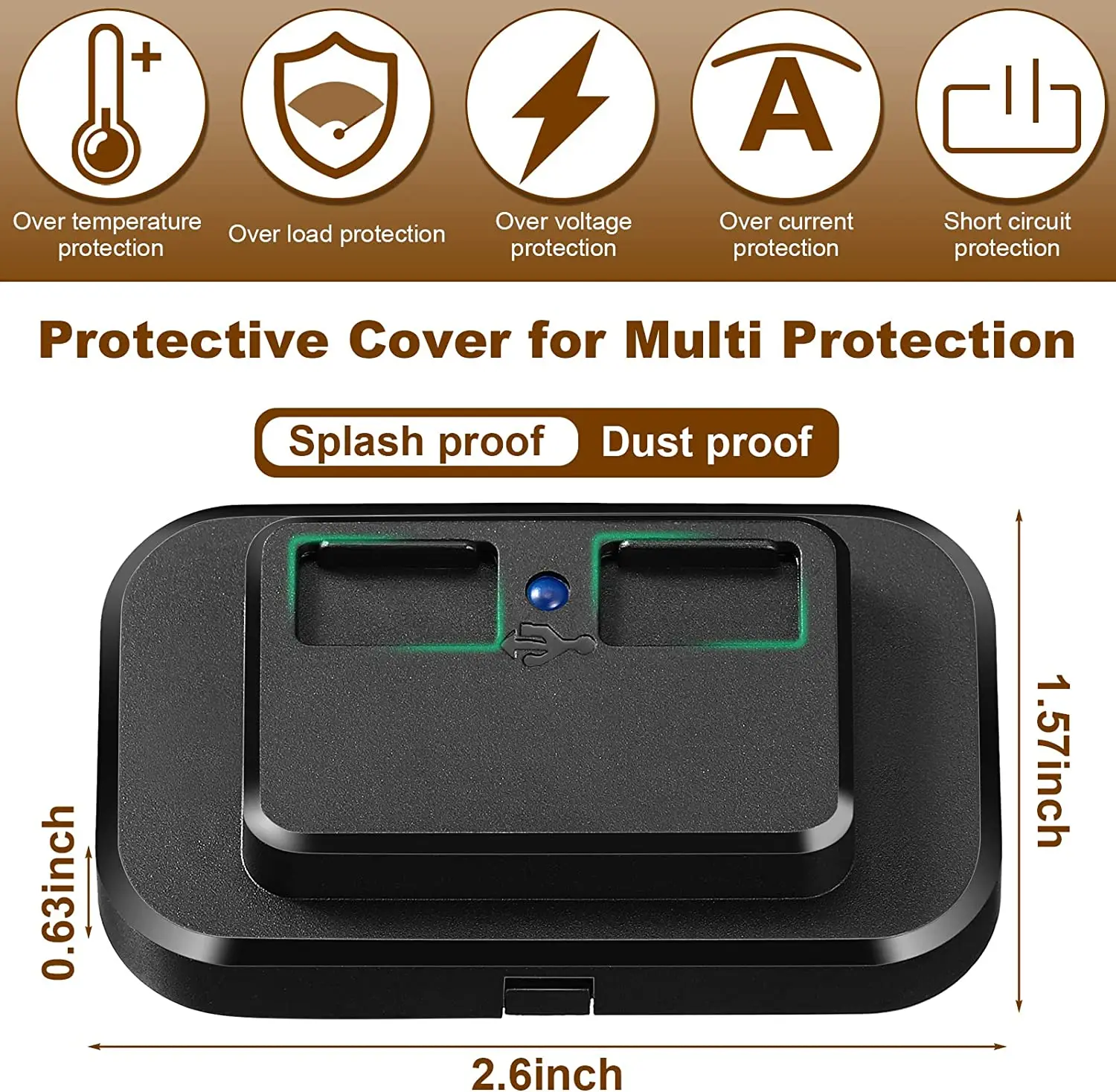 2 sztuki Gniazdo USB 12 V Samochodowy port USB Instalacja panelu Ładowarka USB 12 V Wieloportowy panel przełączników Gniazdo ładowarki samochodowej