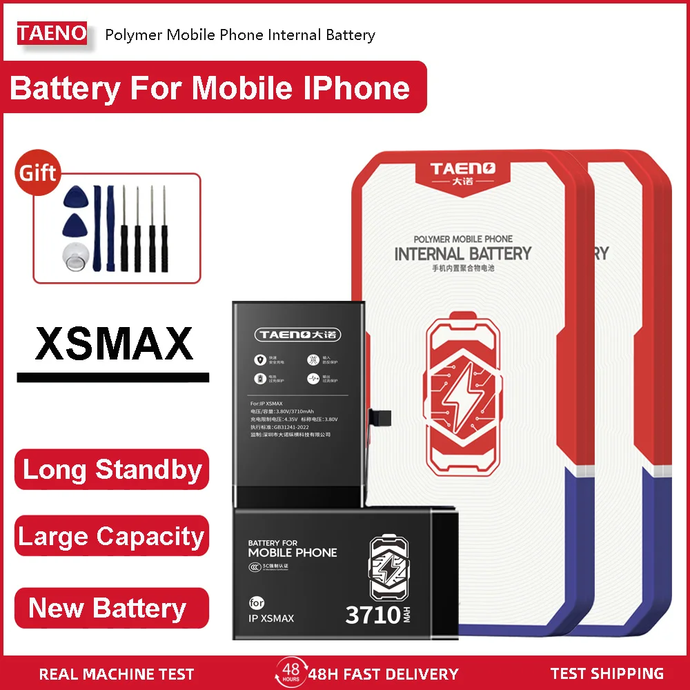 

TAENO аккумулятор мобильного телефона для iPhone Xs Max 3710 мАч сменные литий-полимерные аккумуляторы большой емкости Bateria для iPhoneXSMax