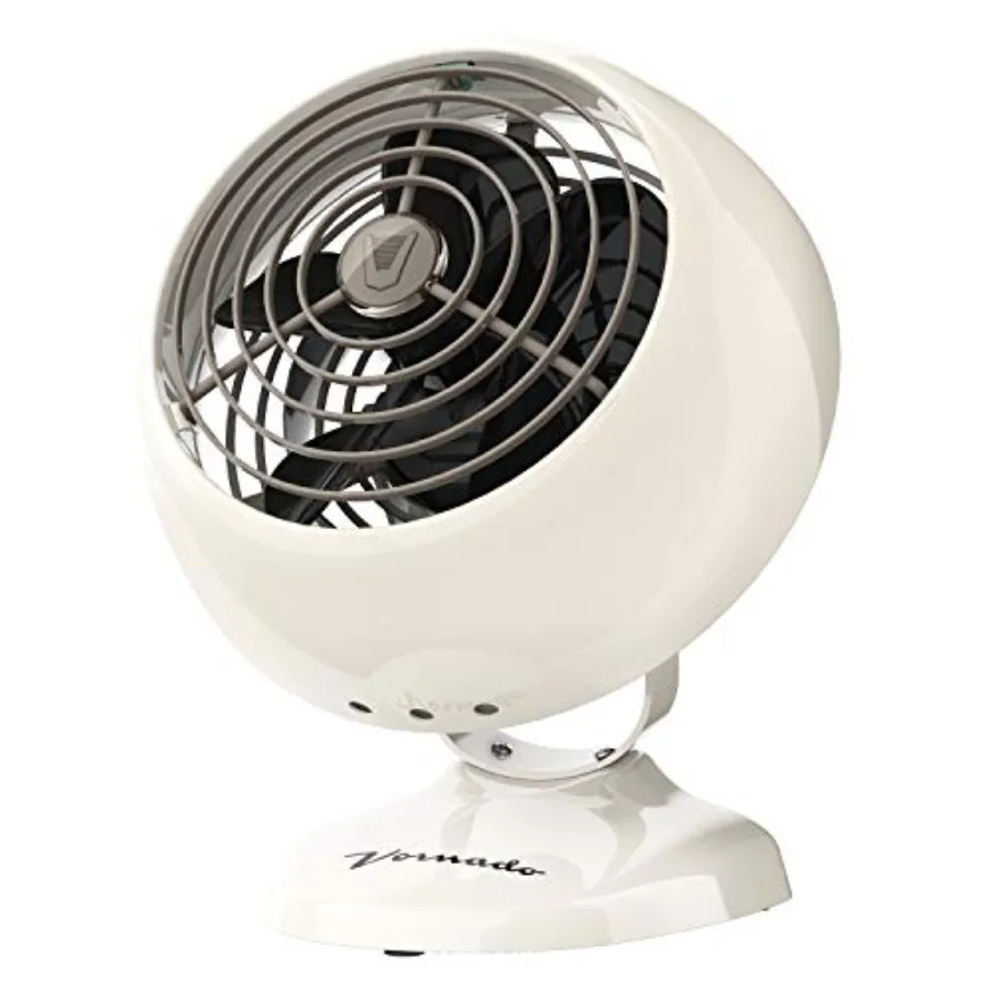 

VFAN™ Mini Classic Vintage Fan Retro Metal Air Circulator For Desk and Bedside 2 Speeds Adjustable Tilt Personal Cooling with T