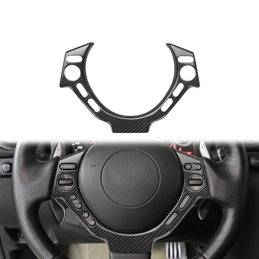 

For Nissan GTR R35 2008-2022 Real Dry Carbon Steering Wheel Center Trim Cover Panel