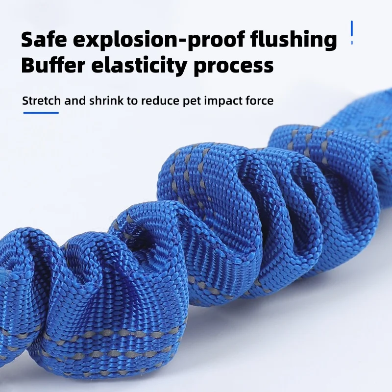 Verstellbarer Reflektierender Haustier-Autosicherheitsgurt Nylon Hunde- und Katzengeschirr Leine für Welpen Reisesicherheit Spaziergang Auto-Zubehör – Detail 5