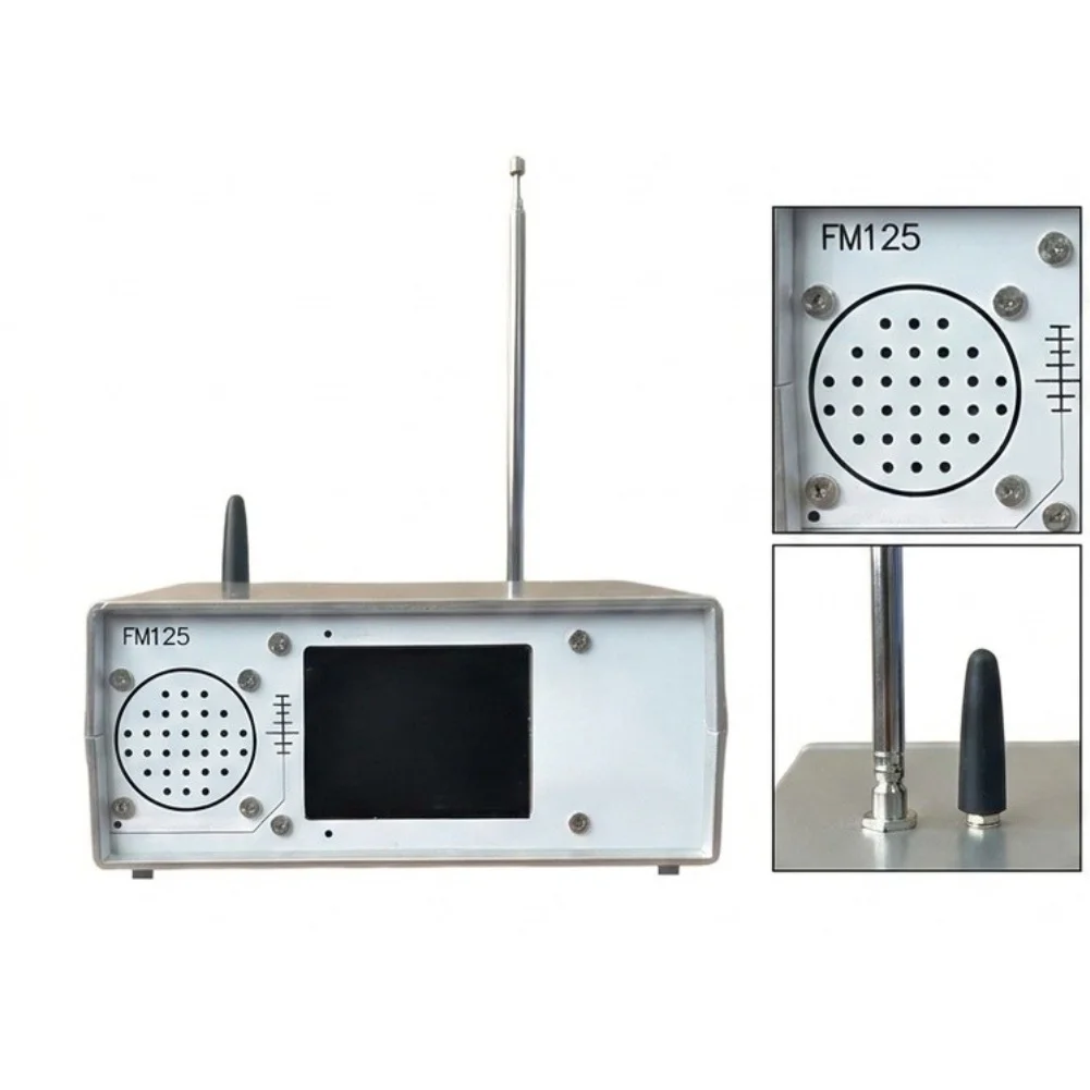 FM125 FM Transceiver Device 2.8 Inch Touch Screen USB AUX For DSP Audio Decoder Module For Signal Testing And Sound Processing