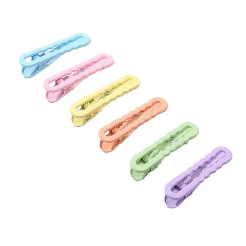 20 Stück Haarspangen in Bonbonfarben, Metall-Hohlwellen-Haarspangen für Frauen und Mädchen, DIY-Pony-Seitenclip, Make-up-Haarstyling-Accessoires – Detail 6