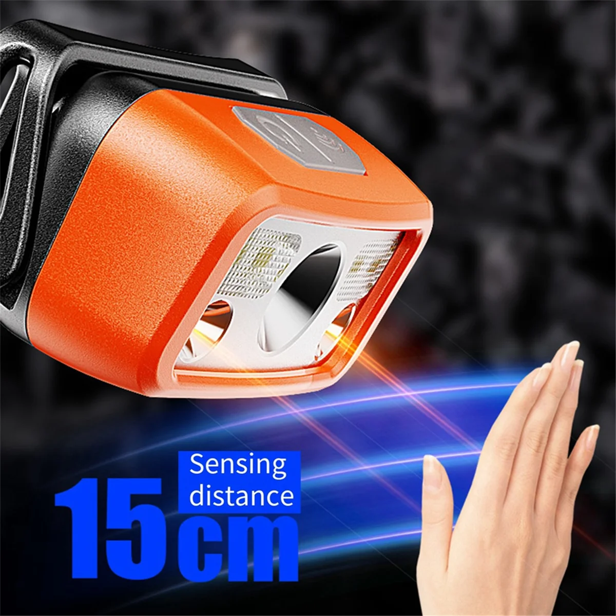 ONCE Induction Headlight Induction Sensor Portable Strong Light Headlight for Night Fishing