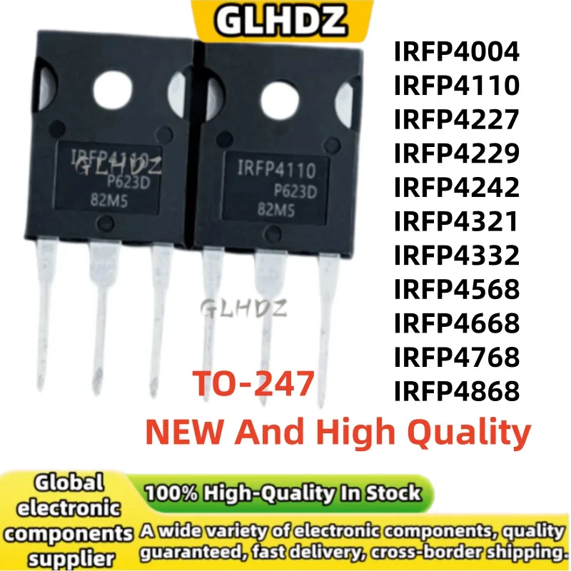 TO-247 5PCS IRFP4004 IRFP4110 IRFP4227 IRFP4229 IRFP4242 IRFP4321 IRFP4332 IRFP4568 IRFP4668 IRFP4768 IRFP4868 in Stock