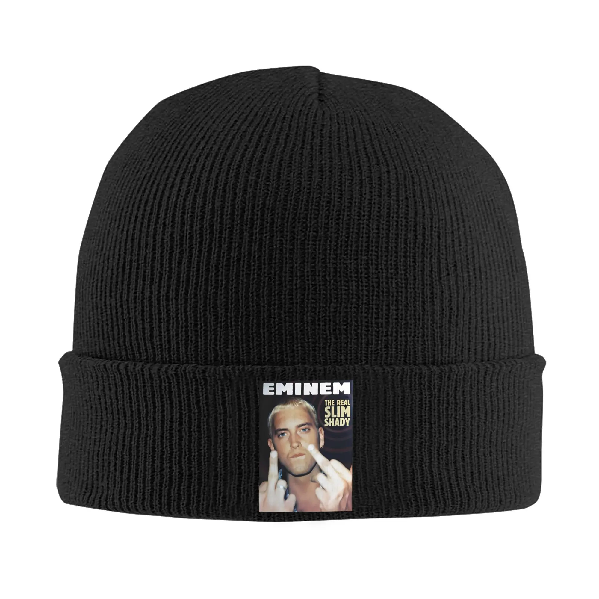 Number Vintage Eminem  Knit Hat Beanie Winter Hats Warm Acrylic  Color Encore Rapper Hip Hop Caps Men Women Gifts