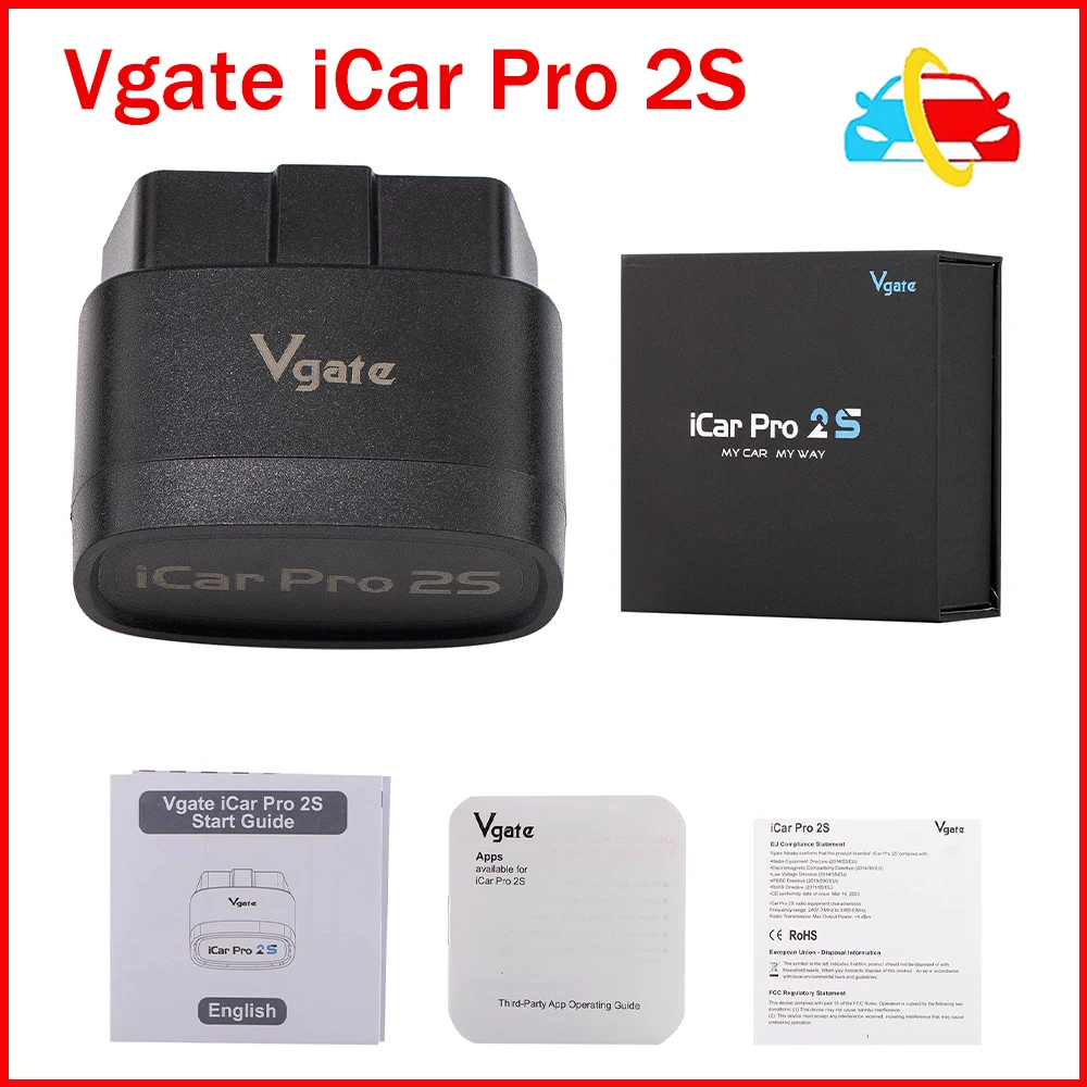 2025 New Vgate iCar Pro 2S Bluetooth 5.3 OBD2 Scanner Auto SCAN ELM327 Diagnostic Tool OBDII Diagnose for iOS/Android/Windows