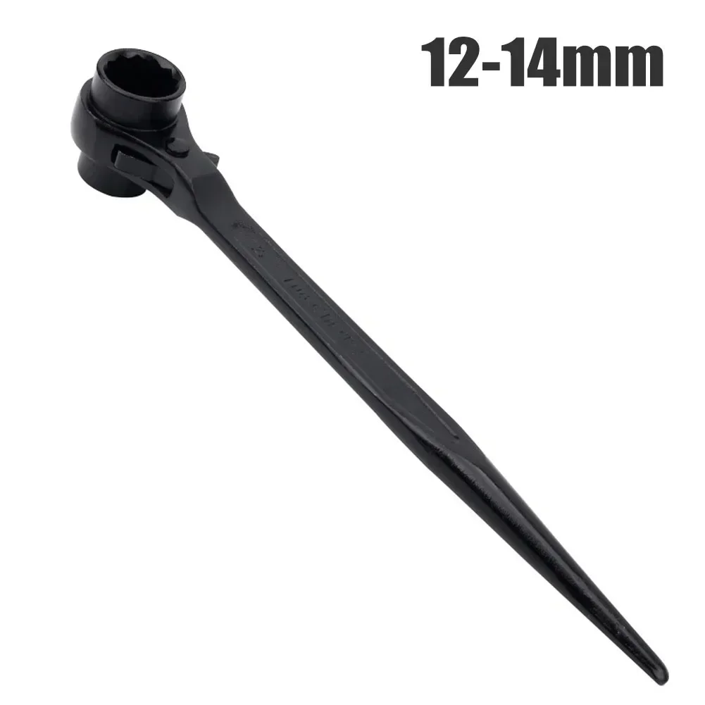 High Quality Ratchet Wrench Waterproof Steel 1 Pc Black Rust-proof For Car Maintenance For Machine Maintenance