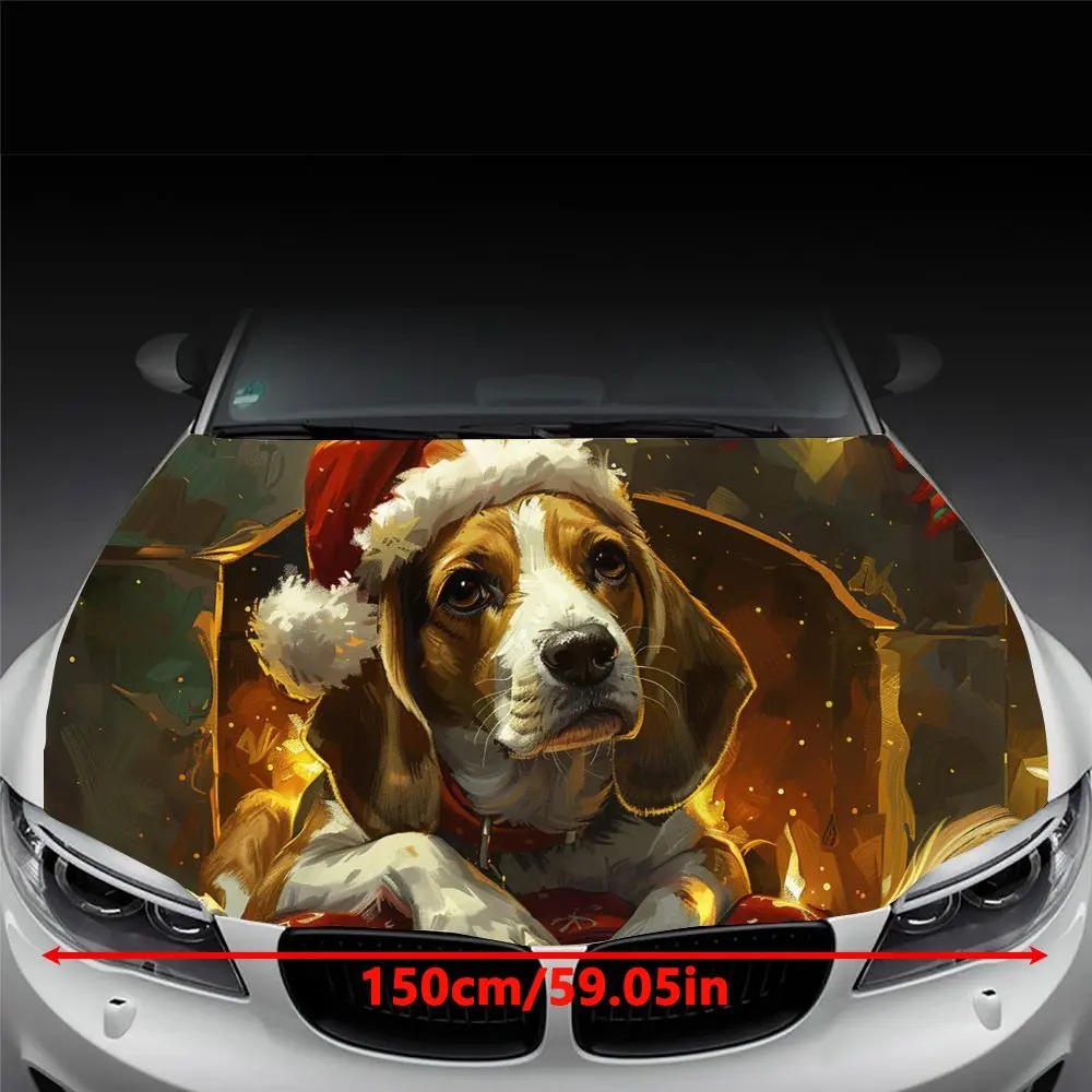 Pumpkin-Headed Beagle Car Sticker This fun and spooky Halloween car sticker features a Beagle with a pumpkin head, ready to tri