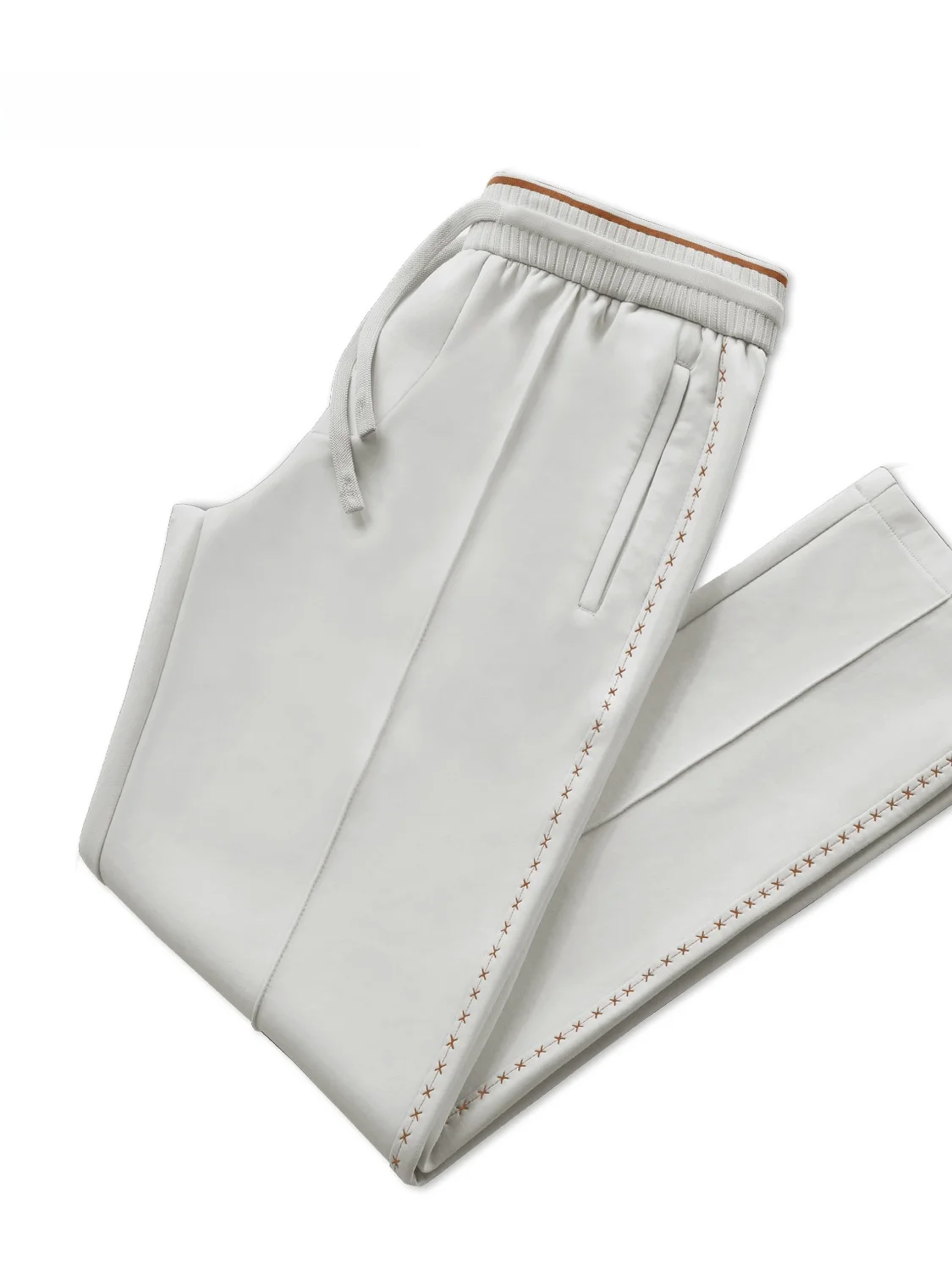 Pantalones Casuales para Hombre Mengkou, Diseño Simple y Moderno, Pantalones Deportivos Cómodos, Suaves al Tacto, Pantalones Largos de Pierna Recta