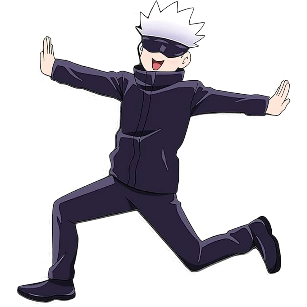 

Gojo Satoru Sticker Vinyl Waterproof Sticker Decal Car Laptop Wall Window Bumper Sticker 12cm