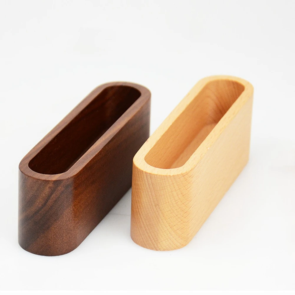 กระเป๋าเก็บบัตรธุรกิจ & ที่ใส่โน้ตอุปกรณ์แสดงผลที่ตั้งบัตรโต๊ะไม้อุปกรณ์จัดระเบียบสำนักงาน