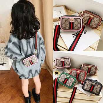 Yeni Moda Sevimli Mini çocuk Crossbody Çanta Su Geçirmez PU Omuz Çantası Bebek Sırt Çantası Crossbody Çanta bozuk para cüzdanı Çanta