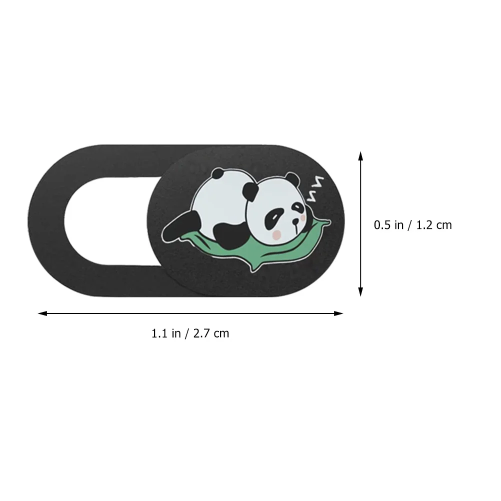 

6 PCS Webcam Cover Slider with Panda Design for Laptop Tablet Privacy Protection Easy to Use Fits Most Devices