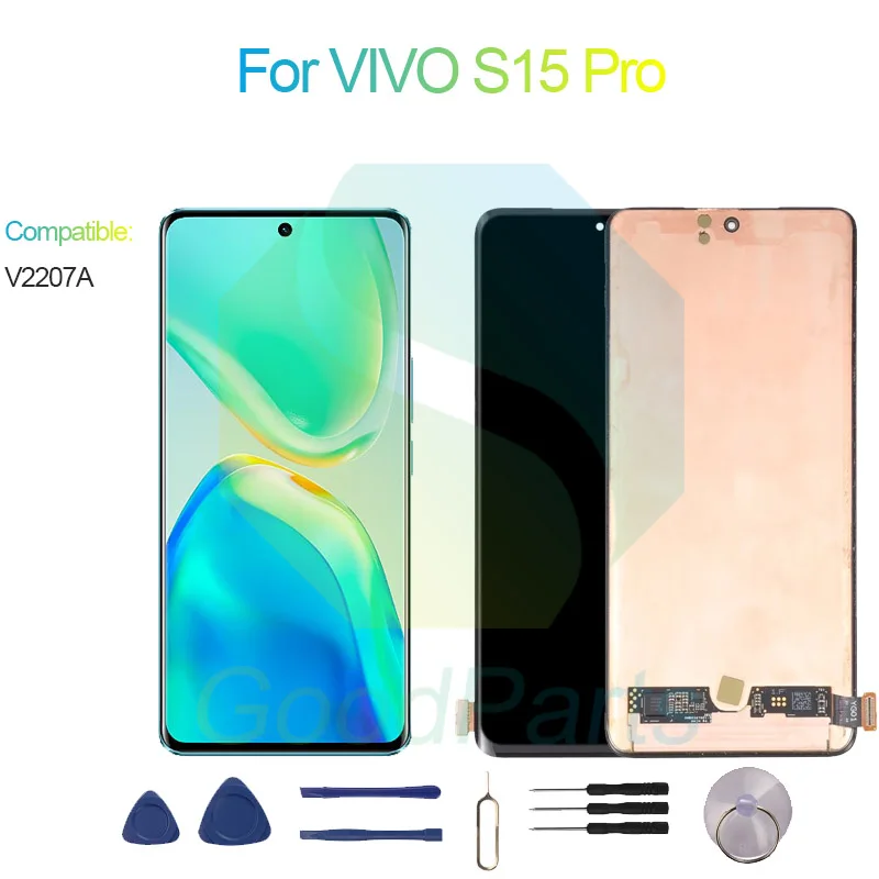 For VIVO S15 Pro Screen Display Replacement 2376*1080 For VIVO S15 Pro LCD Touch Digitizer