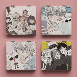 Anime Jujutsu Kaisen Gojou Satoru Inumaki Toge Student Cartoon Folding Mirror Cosplay Portable Makeup Mirror Girls Birthday Gift