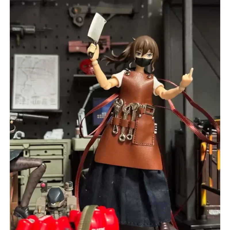 

Аксессуары для солдатиков 1/6: фартук (10*8 см) + модель инструментов для 12-дюймовых фигурок.