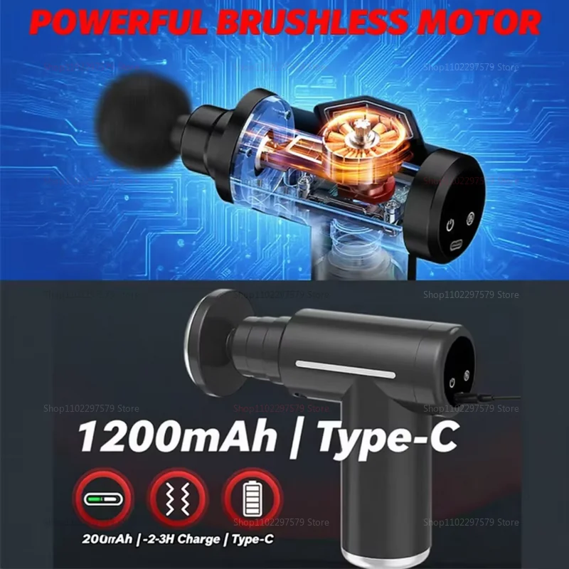 مسدس فآسيا العضلات المضغوط الساخن والبارد المحمول الصغير للياقة البدنية، مسدس صدمة كهربائي صغير، مدلك استرخاء العضلات