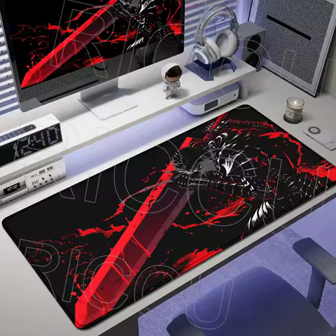 XXL Mouse Pad Anime Berserk Gamer Keyboard Key cap Mause pads Large Rubber Gaming sword berserk pc accessories Cabinet Desk mat