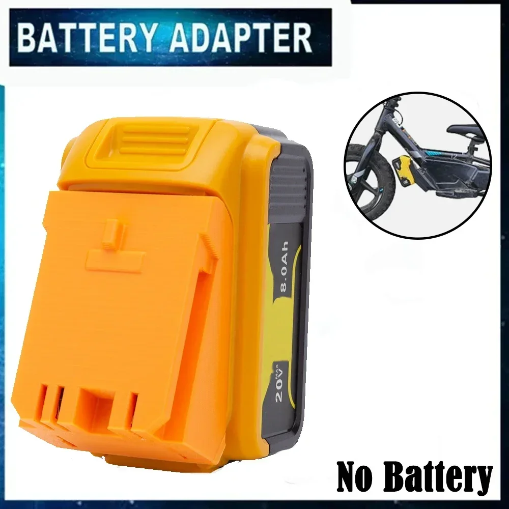 dewalt lithium battery adapter converter para stacyc estilo bike power tool acessorios sem bateria 18v 01