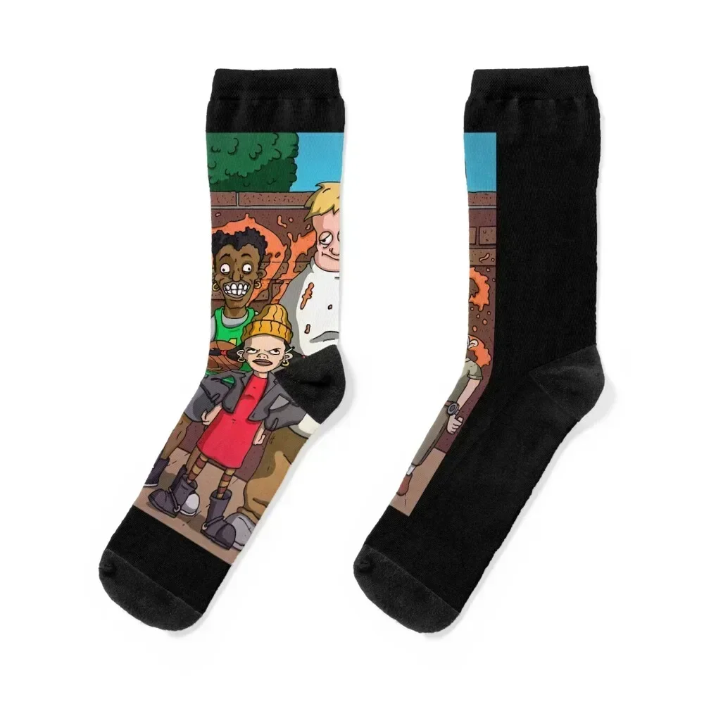 

Ashley A and Gretchen are walking to school together! Socks Thermal man winter luxe crazy Man Socks Women's