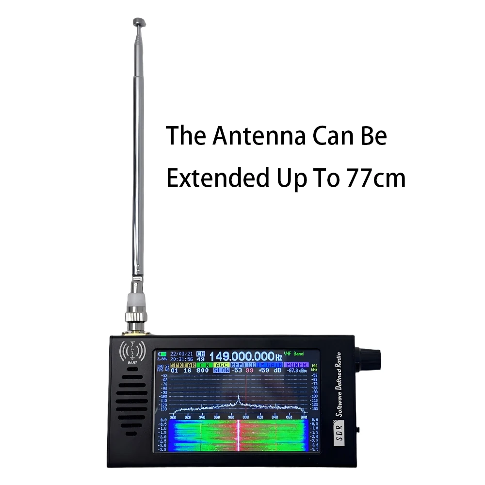 0.1-149MHz‌ SDR V5 Radio Digital Demodulation Shortwave FM MW SSB CW HAM Radio Receiver Tranceiver DSP