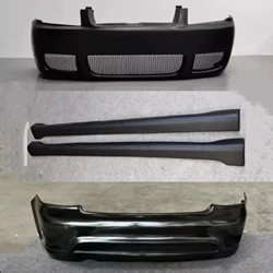 Front Rear Bumper Side Skirt for Volkswagen vw Bora 2002-2006 Modified R Style Unpainted Body Kit Car Accessories