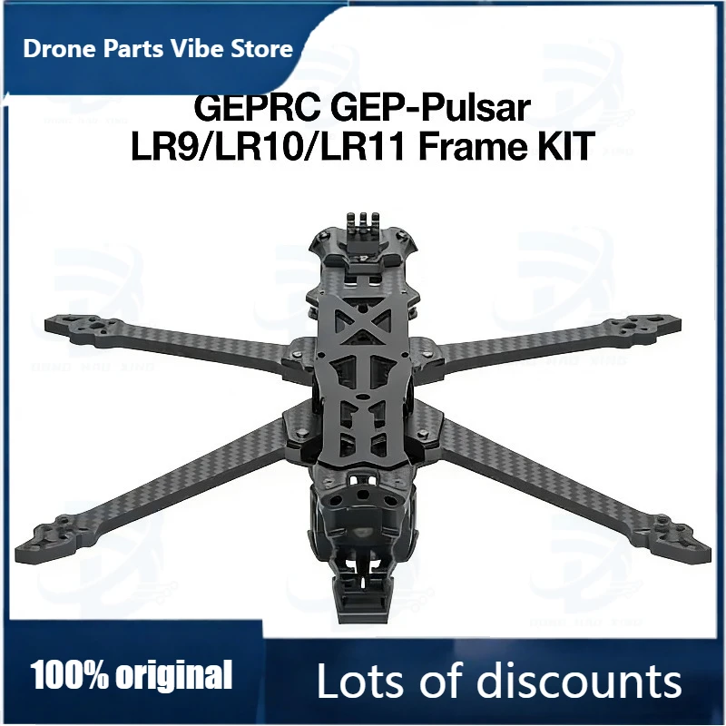 

FyNEW Genuine GEPRC GEP-Pulsar LR9 LR10 LR11 Frame KIT Sturdy, long wheelbase and spacious interior for long voyages
