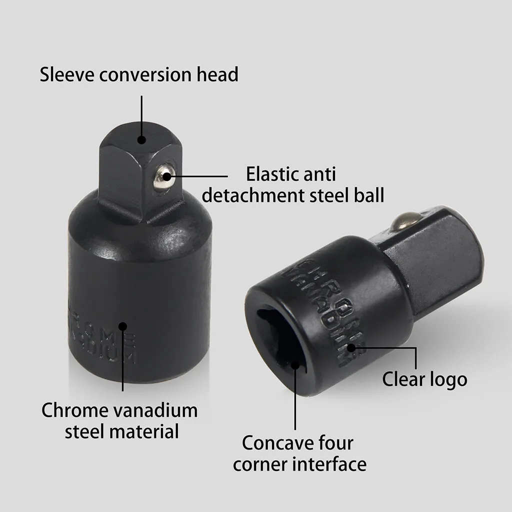Rafford 4-Piece Impact Socket Adapter Set — 1/4