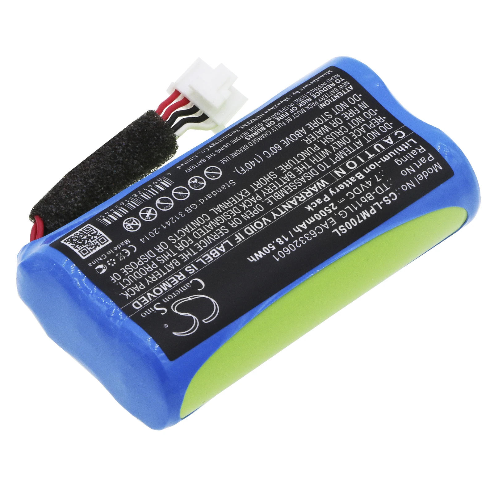 Speaker Battery For LG Music Flow P7 NP7550 PJ9 PJS9W PJ9B PK7 Xboom Go PK7 EAC63320601 EAC63918901 TD-Bb11LG