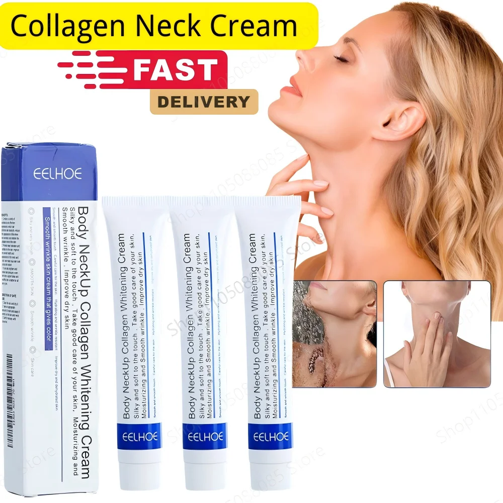 1/3PCS Hydrolyzed Collagen Neck Cream Neck care Lightening Smoothing Care Lotion Moisturizer Neck Rejuvenation Cream