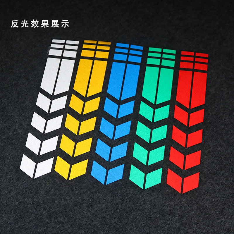 Motorcycle Stickers Personality Modified Waterproof Vinyl Locomotive Fender Front Cover Rear Cover  Decorative Reflective Decals