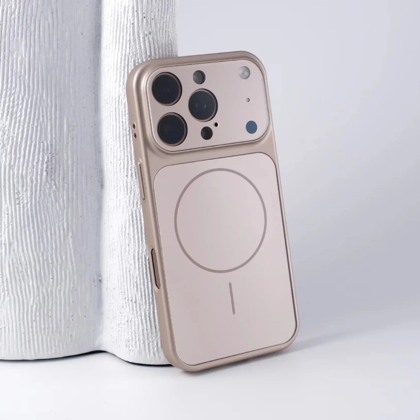 Матовый магнитный чехол для телефона Magsafe для iPhone 17, 16, 15, 14, 13, Pro Max Air, оригинальное стекло, нано-защита объектива, противоударный чехол