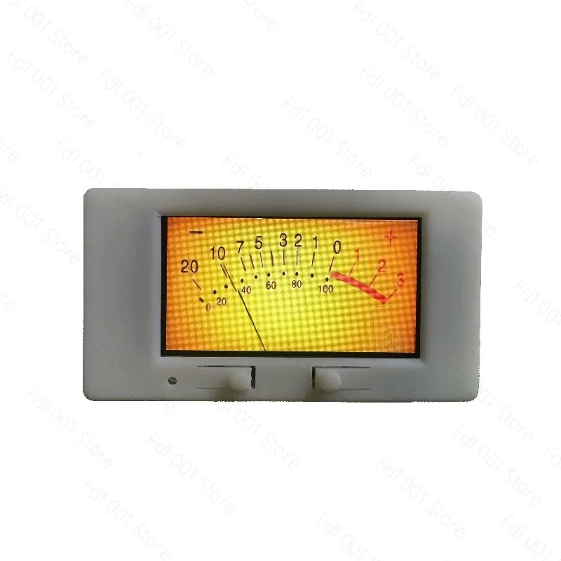 Amplifier Voice-Activated Pickup Module - Analog VU Meter & Color Audio Spectrum LCD Level Display