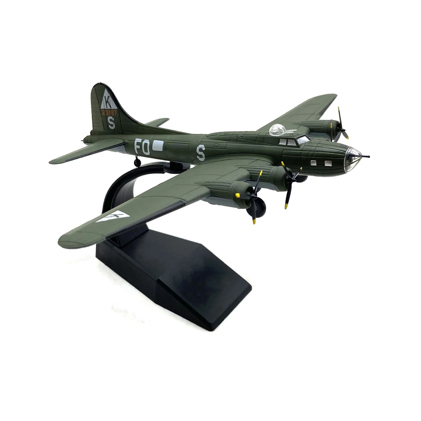 1/144 مقياس B-17 منفذها الحرب العالمية الثانية الكلاسيكية B17 منفذها نموذج طائرة عالية محاكاة سبيكة نماذج طائرة لعبة تذكارية عرض ثابت