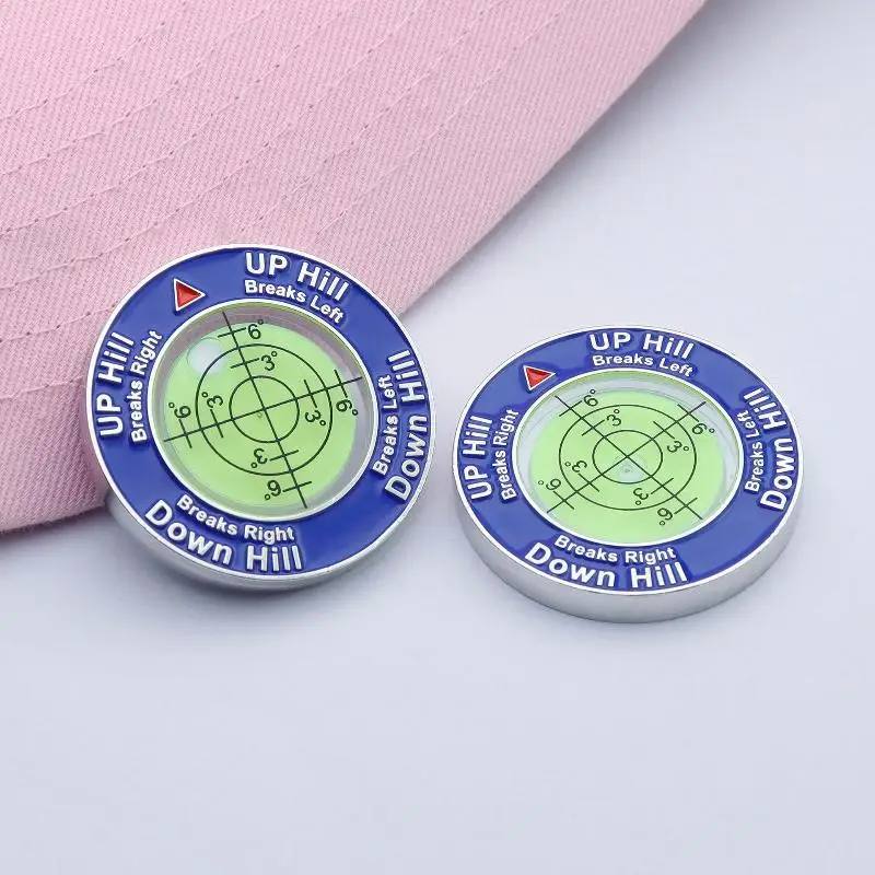 Nouvel outil d'alignement de niveau de pente pour le golf, marqueur de balle compact et portable pour l'entraînement sur le terrain de golf