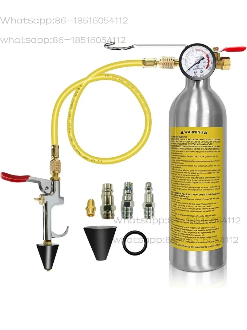 

Выхлопной комплект кондиционера переменного тока с регулируемым редукционным клапаном для сверхмощных и безопасных систем кондиционирования воздуха, инструмент для чистки автомобиля