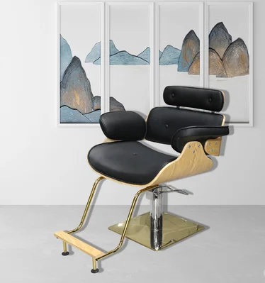 

High-end barber shop hair salon special can be lifted can be put down hair salon chair perming hair cutting stool