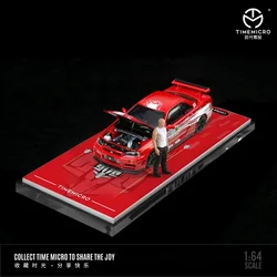 TimeMicro 1:64 R34 Fast & Furiou Orange /Red Model Car