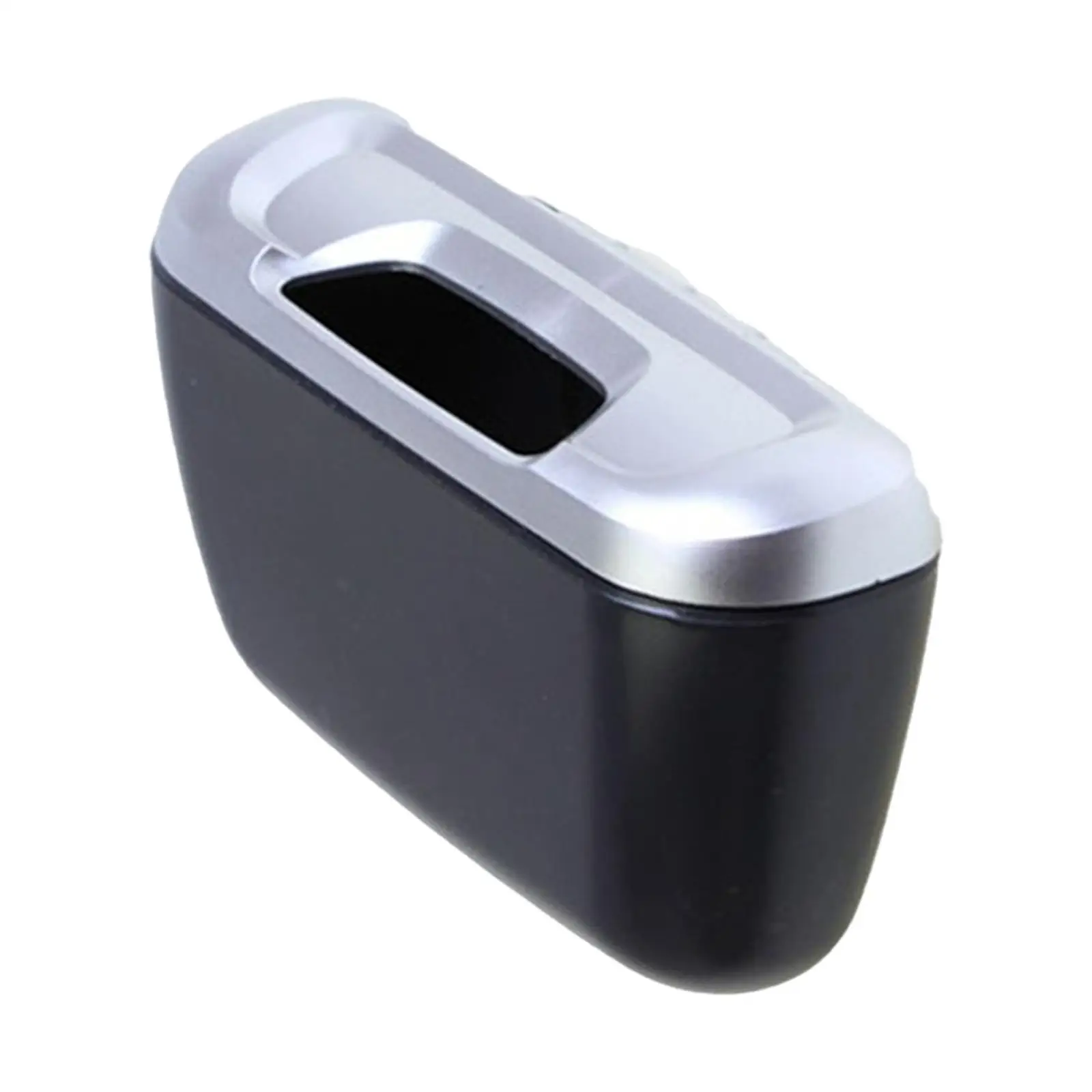 Car Trash Can with Lid, Simple Debris Bucket Vehicle Trash Bin