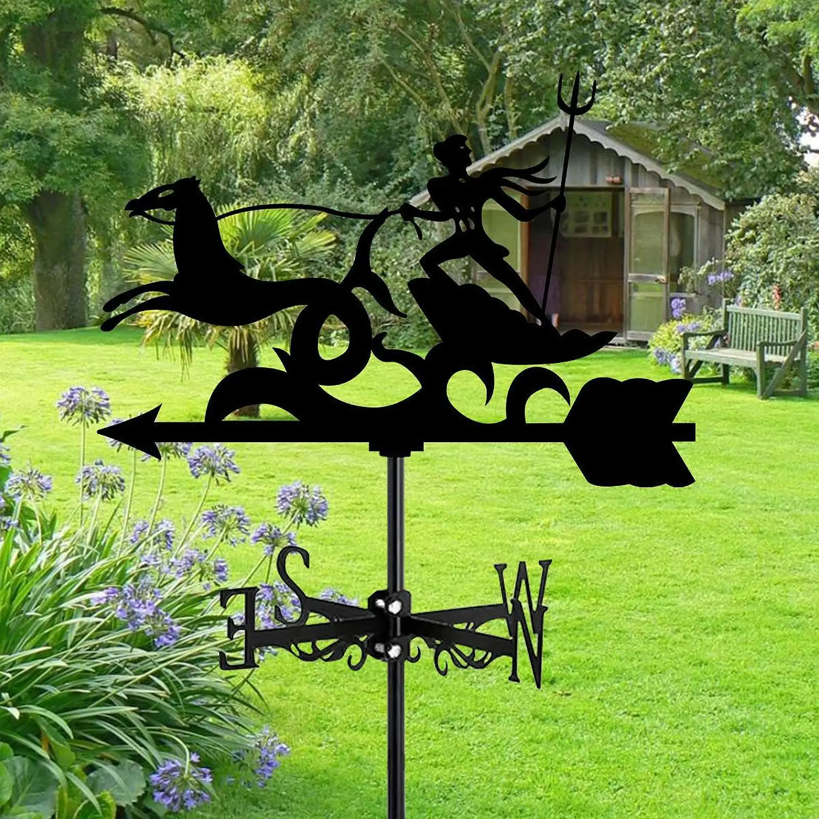 Weather Vane Wind Direction Indicator Wind Vane Vintage Black Weather Vane Roof