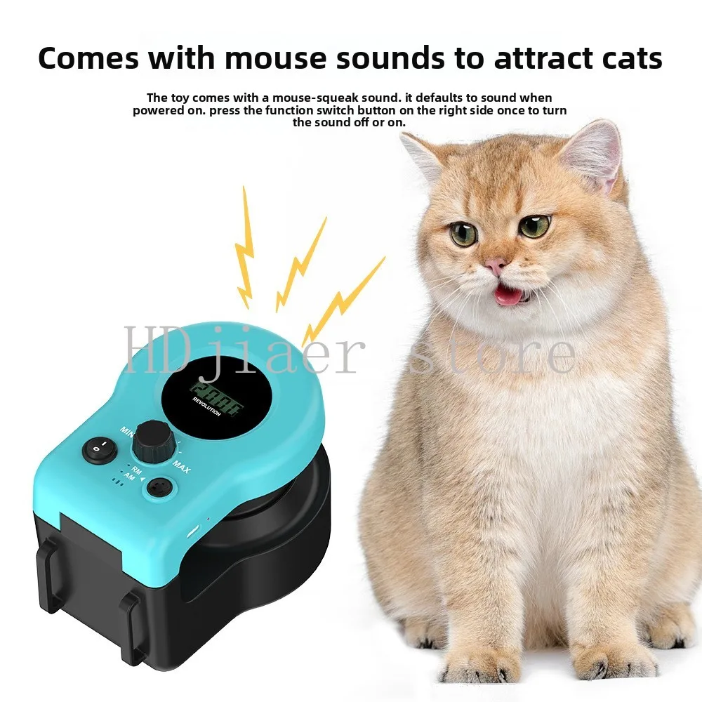 

New Remote Control Cat Toy - Feather Interactive & Sound-Making, Weight Loss Helper for Indoor Cats