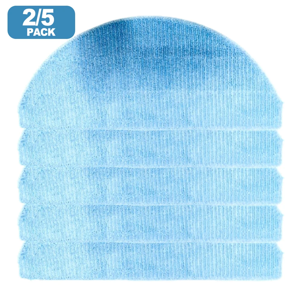 2/5pcs Mop Cloth Kit For ILIFE A30 / A30 Pro Robot Vacuum Cleaner Washable Reusable Mop Cloth Household Cleaning Parts