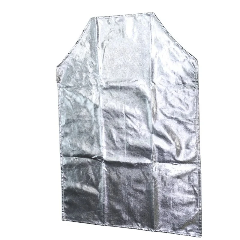 Resisting High Temperature Contact Heat and Radiant Heat Para-aramid Fine Twill Combined with Aluminum Foil Heat Resistant Apron