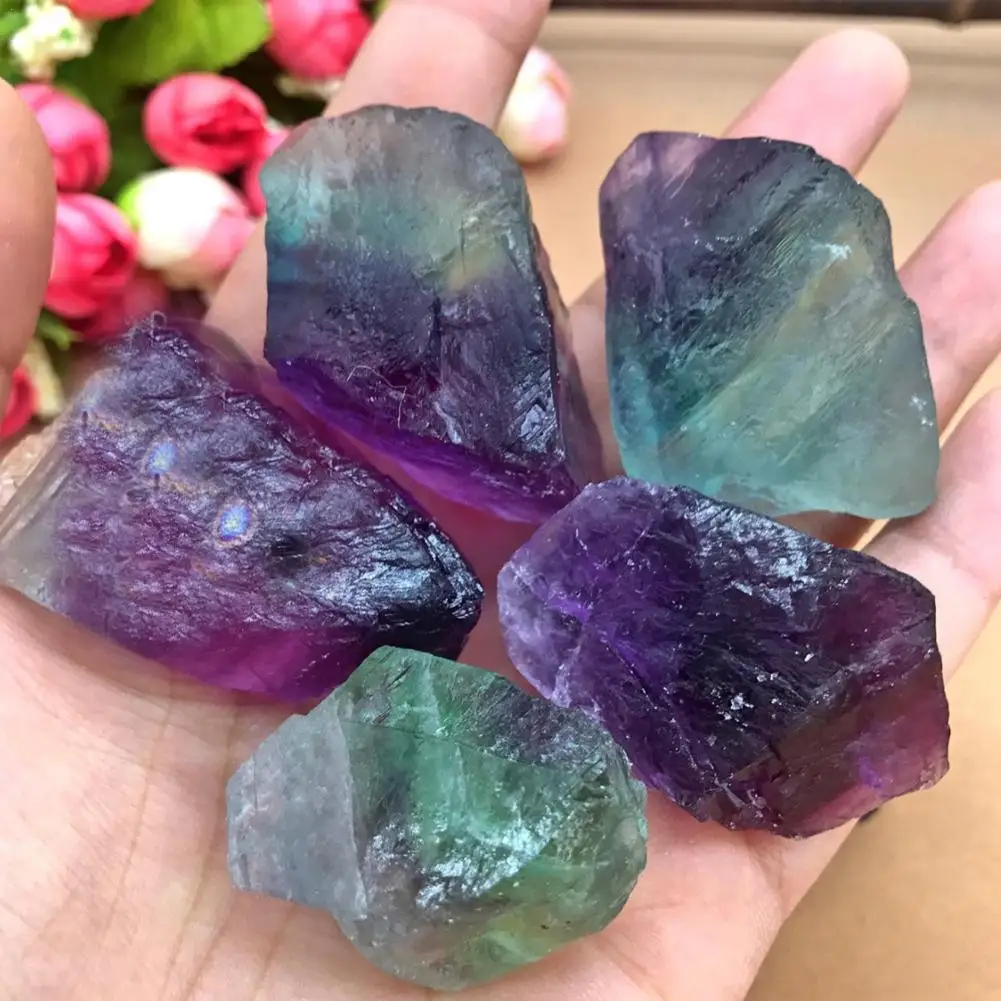 Wholesale Natural ColorfulL Crystal Stone Natural Crystal Healing Ore Specimen Quartz Reiki Jewelry Gift 1PCS