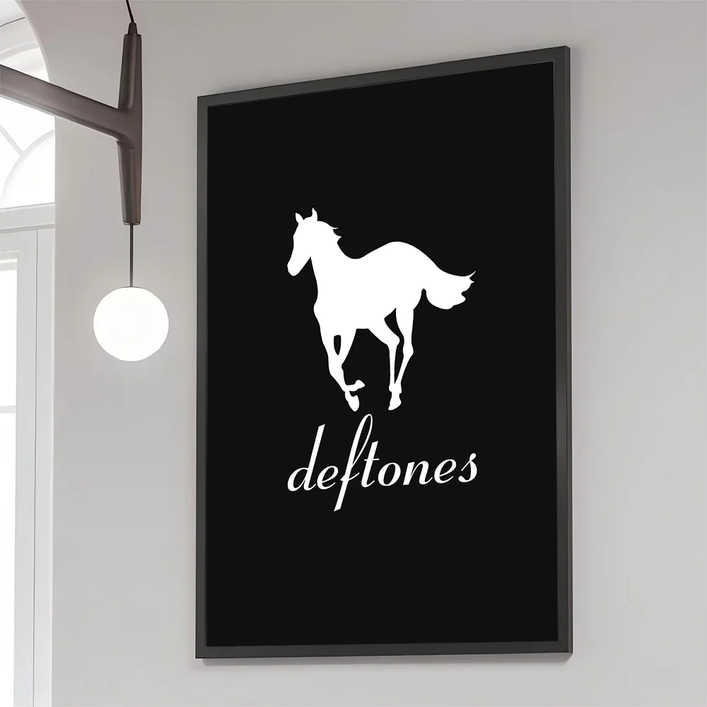 1PC Deftones Music Band Poster Movie Sticky Posters Retro Kraft Paper Sticker DIY Room Bar Cafe Aesthetic Art Wall Painting