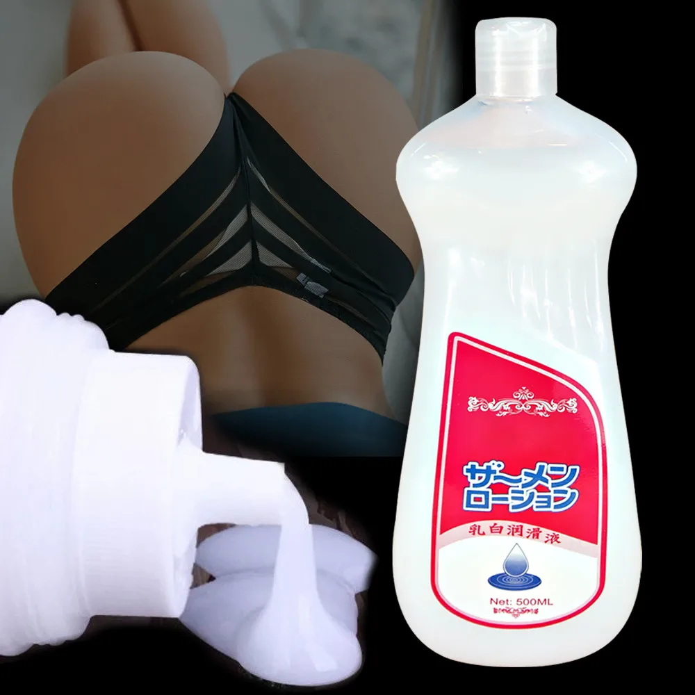 

500Ml Semen Super Viscous Lube for Vagina Anal Plug Oil Lubricant for Sex Water Based Massage Oil Sex Lubrication For Women Gay