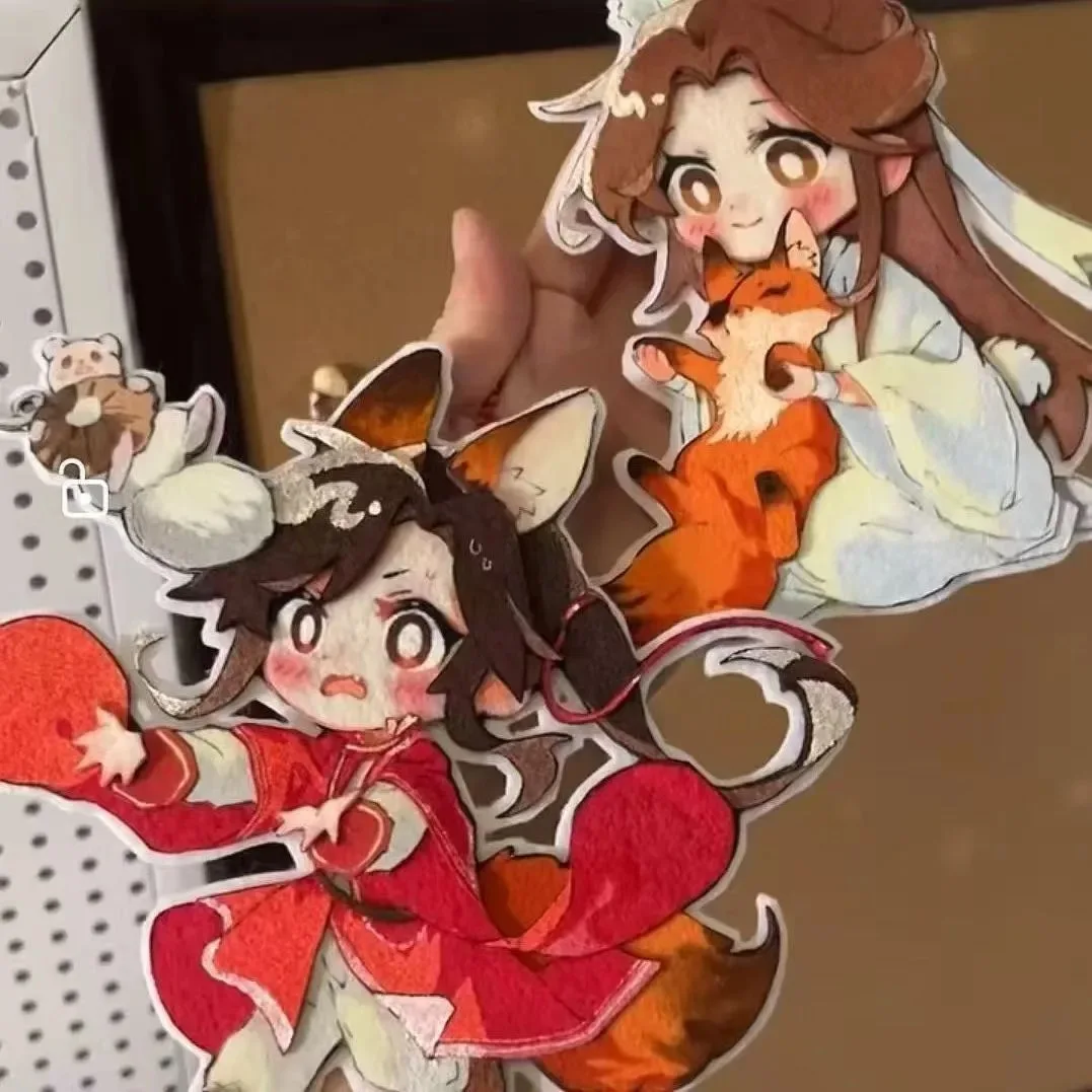 

Тянь Гуань Благословение Q Edition Высокая красота Цветочное город Xie Lian Высокая красота Самодельный забавный нетканый готовый продукт